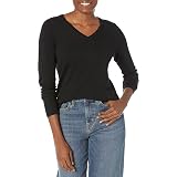 100% Cotton Long-Sleeve V-Neck Jumper 