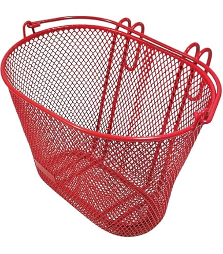 Cestino Anteriore Per Bicicletta Bambini - Universale, In Metallo, Con Maniglia E Cinghie Regolabili - Foto 5