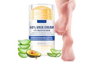 MRCUVARYAS Krem Urea 42% do bardzo suchej i szorstkiej skóry, Beauty Procent balsam do stóp o maksymalnej sile, krem do stóp do suchych, popękanych stóp, dłoni, pięt, łokci