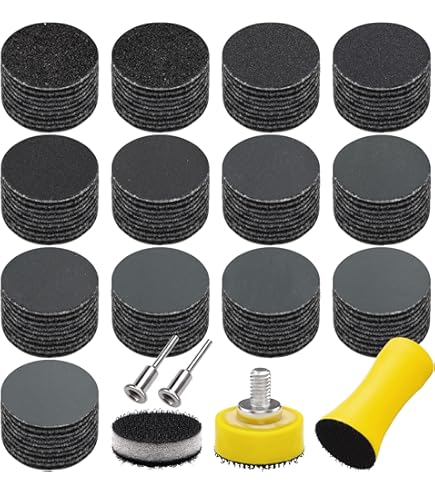 15 Dischi Abrasivi PSA 125mm Grana 600 - Carta Vetrata Ossido Alluminio - Foto 8