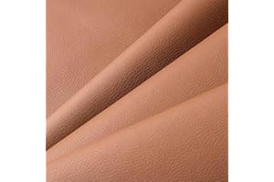 YANJINGHE RÉPARATION CUIR: Patch Simili Cuir Autocollant, 60 x 137cm - Rouleau Adhesif pour Canapés, Sièges de Voiture, Sacs à Main, Sièges, Vestes - Bricolage Artisanat (Marron)