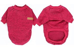 Mosucoirl Suéter para Perros Y Gatos para Mascotas,Jerséis De Invierno para Perros Ropa Gato Cómodo Vellón Traje Abrigo Mascotas Ropa Suéter Cálido Cachorro Pequeño Perro Mediano