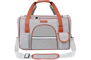 Demigreat Faltbare Transporttasche für Katze Hunde bis 7 kg, Atmungsaktiv Transportbox für Mitte Kleine Hunde Katzen, Hundetragetasche Katzentrageta