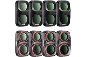 Freewell 8-pack filterkit kompatibel med DJI Osmo Pocket 4P/Xtra Muse2 Pro
