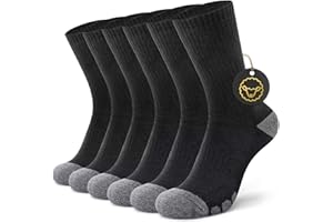 YouShow Merino Wandersocken Herren Damen 3 Paar Outdoor Trekking Socken mit Cushioned Anti-Blasen