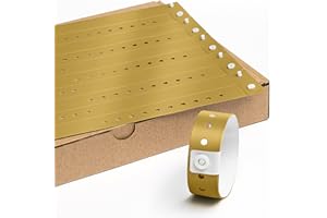 MESSIMO Braccialetti Discoteca in Vinile Senza Stampa 19 x 255 mm - 200 Pezzi Bracciali Monouso per Eventi - Autoadesiva e Impermeabile