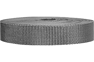 Strapworks Heavyweight Polypropylene Webbing - Heavy Duty Poly Strapping for Outdoor DIY Gear Repair, 1.5 Inches