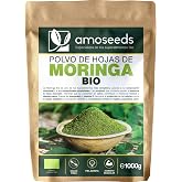 Moringa Oleifera powder BIO 1 kg | Vitamins, Hair and Skin | 100% Leaves | Ideal for smoothies, juices and bowls | 100% raw,