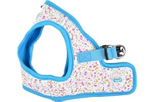 Puppia Wildflower Geschirr B - Himmelblau - S