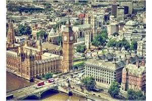 HUADADA Jigsaw Puzzles for Adults 1000 Aerial view of Big Ben-1000 Piece Jigsaw Puzzles Challenging Game