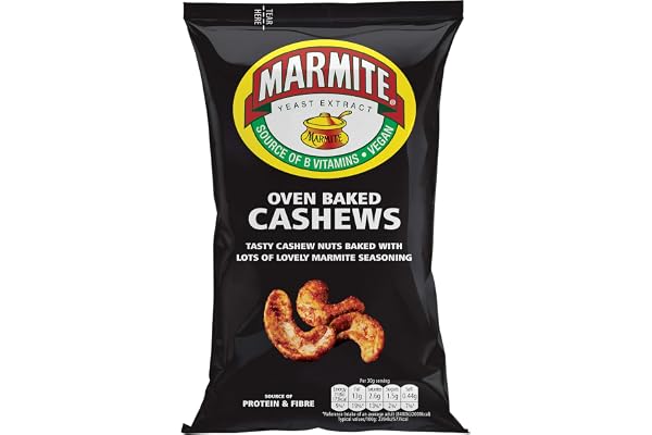 Marmite Cashewnötter – veganskt smakmål – 90 g