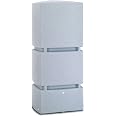 Regentonne Noblesse 275 Liter – Eckig, Granitgrau, UV-beständig Mit Kindersicherem Deckel