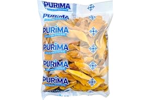 PURIMA Dried Mango 1kg - Dry Mangos Big Slices Large Strips Fresh Sliced Mangoes Pieces Chunks Naturally Sweet Leather Fruit Snacks No Added Sugar Unsweetened No Preservatives Bulk Healthy Snacking Adults