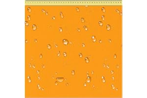 DreamRoots Tessuto impermeabile al metro 160 cm Larghezza - Stoffa al metro impermeabile 220 g/m2 600D - Cuscino esterno impermeabile - Stoffe a metro Mango 2M