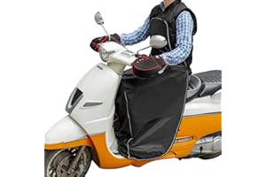 KEMIMOTO Coprigambe Scooter Caldo Universale, Coprigambe Scooter Impermeabile e Antivento adatto Piccolo Moto