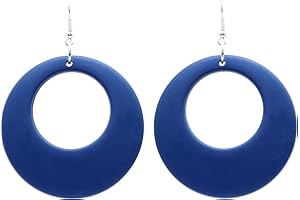 Bluebubble SWINGING 60s Large Round 56mm Hoop Earrings in Gift Bag