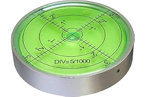 Taskar Aluminium Bullseye Runde Präzisions-Wasserwaage 60mm Caravan