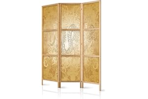 ‎MURANDO murando - Paravent Innen Raumteiler Holz Drache 135x172 cm 3-teilig Japanische Trennwand Raumtrenner Room Divider Mobiler Sichtschutz Spanische Wand Raum Abtrennung Japan p-B-0005-z-b