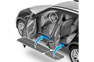 ‎UPROTECT uProtect folia ochronna progów do BMW X1 3 (III) U11 I 2022-2025 - folia ochronna na drzwi, akcesoria, listwy ozdobne, folia ochronna na lakier - czarny karbon