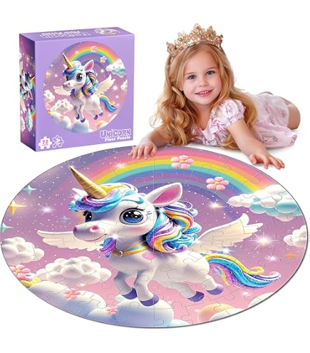 SYNARRY Puzzles de Sol pour Enfants Âgés de 4-6 Ans, Grand Puzzle de 70 SYNARRY Puzzles de Sol pour Enfants Âgés de 4-6 Ans, Grand Puzzle de 70