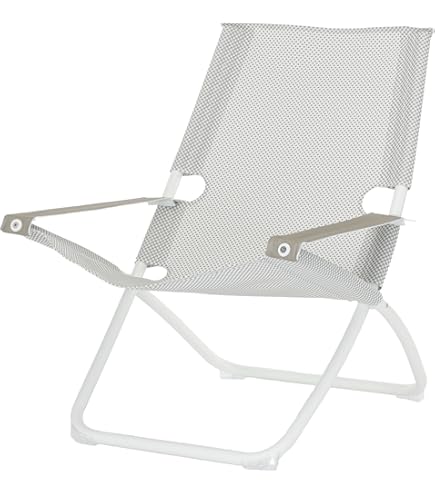 Sdraio Pieghevole EMU Bahama - Telaio Marrone, Telo Beige, Per Esterno E Spiaggia - Foto 8
