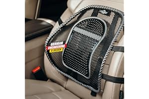 Donnerberg Supporto lombare Original – Qualità tedesca - Sollievo dal dolore alla schiena - Schienale massaggiante per postura perfetta - In ufficio, auto, casa