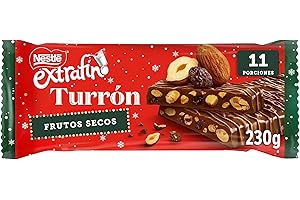 NESTLÉ EXTRAFINO Turron de Chocolate con Leche y Frutos Secos 230 g