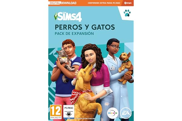 Los Sims 4 Perros y gatos (EP4) Pack de expansión PCWin-DLC |Videojuegos |Código de descarga directa |Castellano