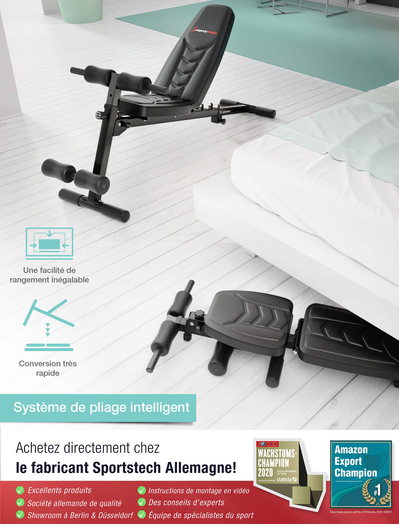Brt500 banc de musculation Clearance
