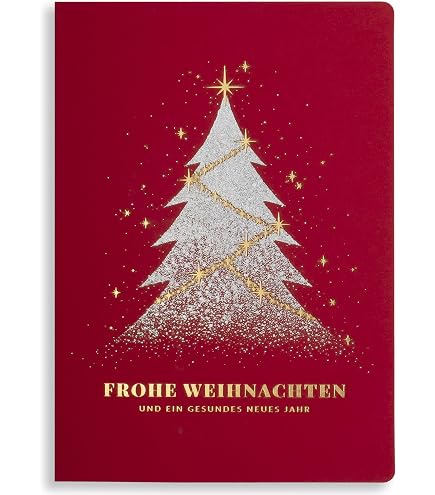 Edition Colibri Weihnachtskarten-Set – 10 Panorama-Karten Mit Umschlägen, Nachhaltig, Made In Germany
