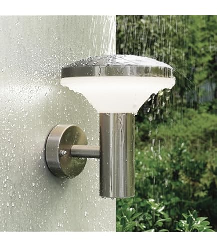 NBHANYUAN Lighting® LED-buitenwandlamp voor buiten met bewegingssensor buiten PIR roestvrijstalen wandkandelaar Externe voor veranda 3000K 1000LM (met sensor