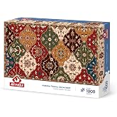 Art Puzzle Anadolu &Ccedil;i&ccedil;ekleri-Halı Motif 1000 Par&ccedil;a Puzzle