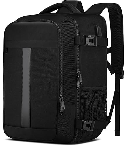 MATEIN Handbagage rugzak vliegtuig voor handbagage, Air France 55x35x25cm, Zakelijk, Rozegrijs