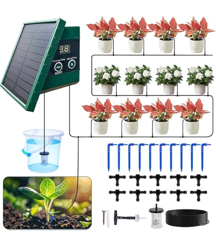 Biling Irrigatiesysteem op zonne-energie, 15 m, automatische