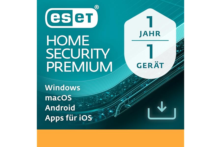 ESET HOME Security Premium 2025 | 1 Gerät | 1 Jahr | inklusive Passwort Manager, Datenverschlüsselung, Browserschutz & Privat