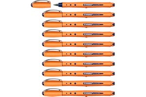 ‎STABILO STABILO - Tintenroller - worker+ - fein - 10er Pack - blau