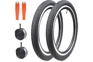 MEGHNA Bike Tyre 20x2.125 Inch 57-406 Foldable Cycle Tyre for Mountain Bike/Child Bike/Scooter/Hybrid Bike Bicycle