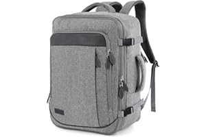 TAN.TOMI Handgepäck Rucksack, Reiserucksack Handgepäck Flugzeug, 51x37x18 Reiserucksack Erweiterbar Rucksack Männer Frauen für Flugzeug Reisen Outdoor Tagesrucksack