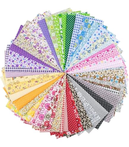 Tissu batik Timeless Treasures avec des fleurs et feuilles arc-en-ciel