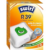 10 Sacchetti Per Aspirapolvere In Microfibra Compatibili Con Swirl Y30, Y230, Progress PG1, Wolf 1840