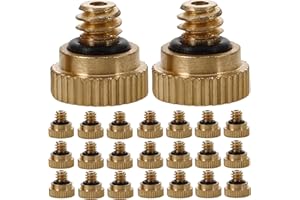 BESTOMZ 30pcs 0.3mm Garden Bewässerungs Messing Misting Sprühdüse Kühlung Befeuchtung Sprinkle