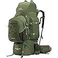 TriPole Colonel Pro Metal Frame Rucksack with Detachable Day Pack and Rain Cover for Trekking and Travelling | 5 Year Warranty