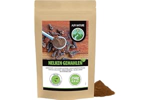 Malade kryddnejlika (250g), kryddnejlika pulver försiktigt malda, kryddnejlika malda 100% naturligt rena och försiktigt torkade