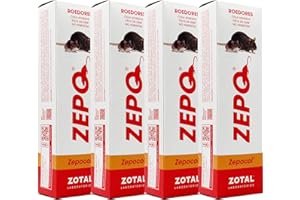 Zotal Zepo® Zepocol Trampas de Pegamento para Cazar Ratones (Pack 4 Unidades)