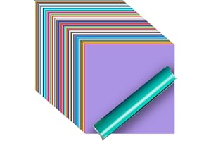 Vinylfolie Plotter, 72 PACK Permanentem Klebefolien, 30,5 x 30,5 cm iImagine Vinyl Selbstklebend Vinyl glänzend, matt und für Zeichen und Klebstoff Vinyl für Cricut, Silhouette und Cameo Cutter