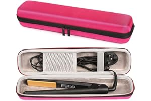 STRONRIVE Hitzebeständige Eva Tragetasche für Haarglätter und Lockenstab - Reise Etui Aufbewahrungstasche für Lockenstäbe, Ionen Haarglätter Bürste