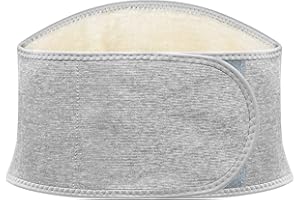 Healifty Rückenbandage bei Schmerzen im Unteren Rücken Damen & Herren – Winter-Unterrückenstütze Atmungsaktiv Wärmend Haltend Lendenwirbelstützgürtel(Größe M)