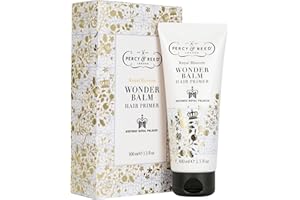 Percy & Reed Royal Blossom Wonder Balm Hair Primer - Up to 72-Hour Frizz Shield, Provides Control & Shine, Long-Lasting Results, Suitable for All Hair Types.Sulphate-Free, Vegan-Friendly - 100ml