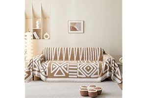 SHANNA Housse de Canapé 1 2 3 4 Places en Forme de L d'angle Protege Canape, Protection Canape Chat Chiens Anti Griffe en Chenille AB Face Couvre Canapé Sofa Cover, Housse pour Meubles de Canapé