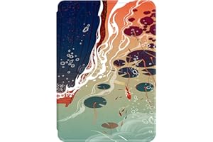 SGKITM Coque Kindle Paperwhite 2021 6.8" Cuir Flip Etui Silicone TPU Ultra Mince Auto Veille ou Réveil Case Jolie Femelle Créatif Modèle Housse pour Kindle Paperwhite 11e Génération 2021 (12)